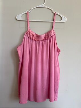 Y2K Pink Spaghetti Strap Tank Top